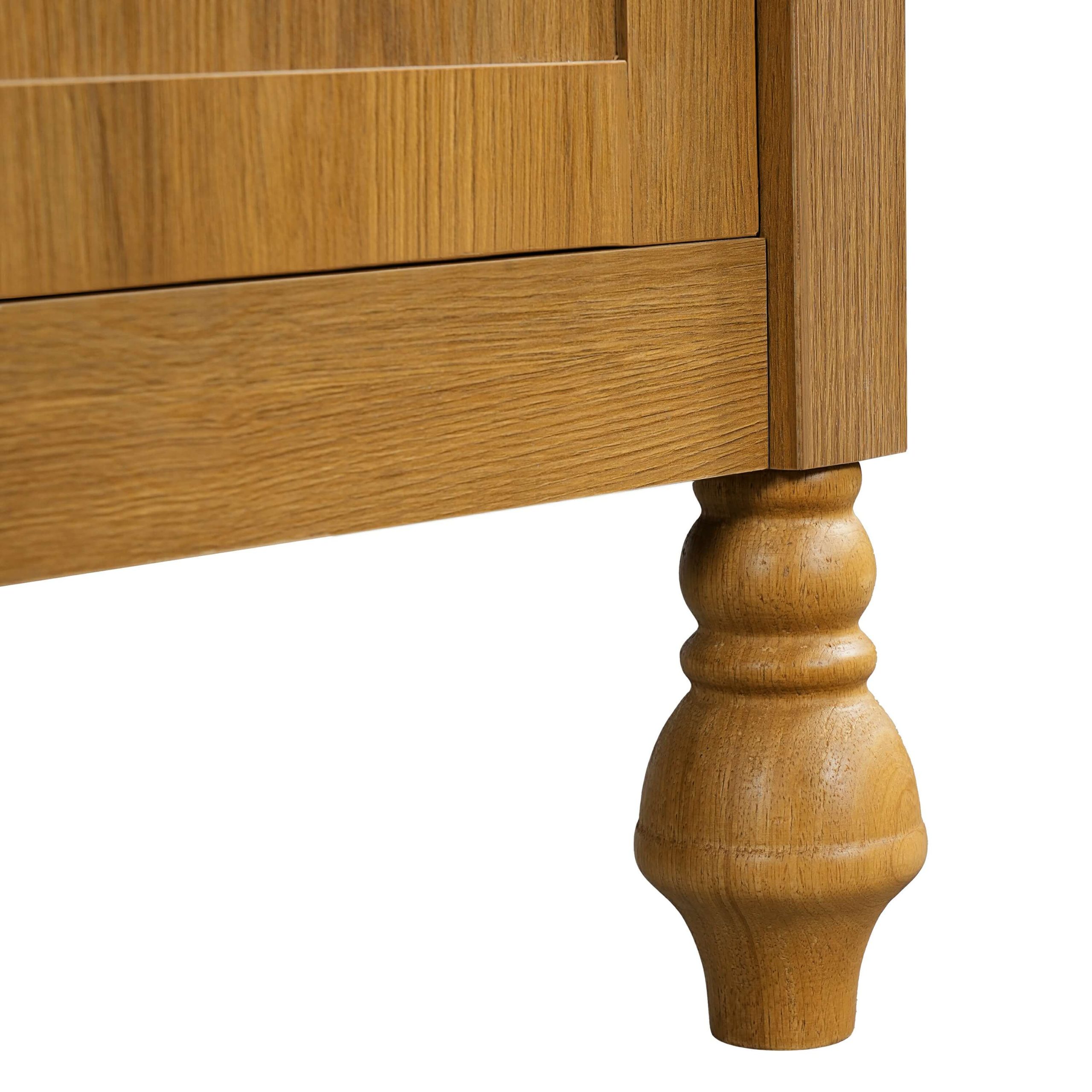 bathroom vanity wooden leg