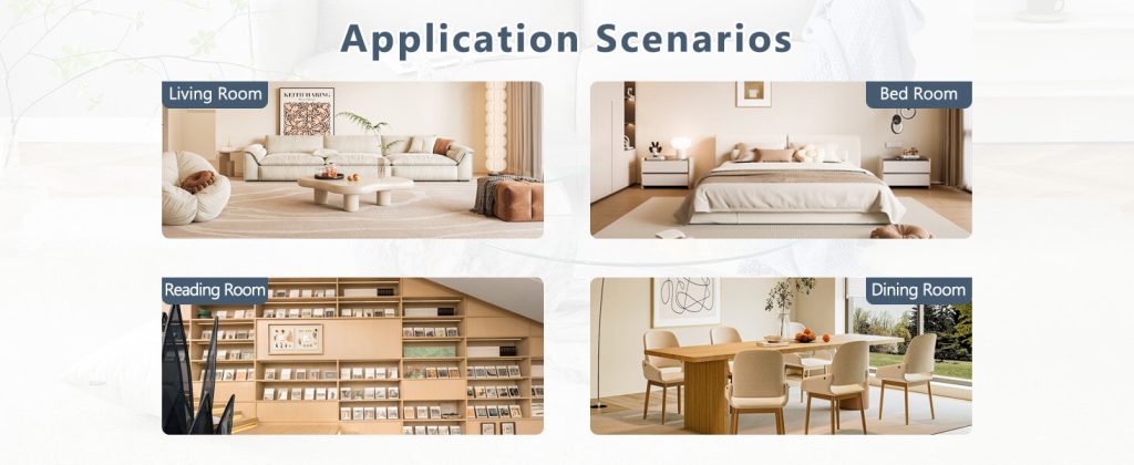 Minimalist living room coffee table with round marble veneer design