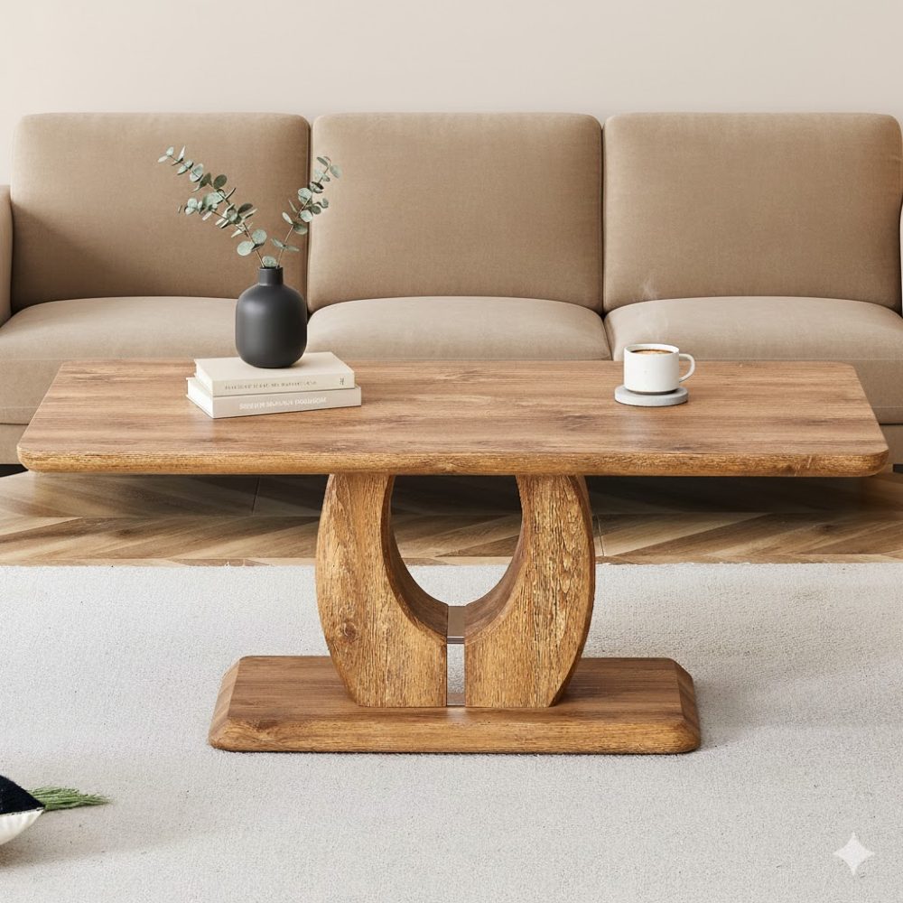 Modern Simple Luxury Rectangular Coffee Table