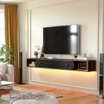 modern wall mounted tv cabinet for living room space