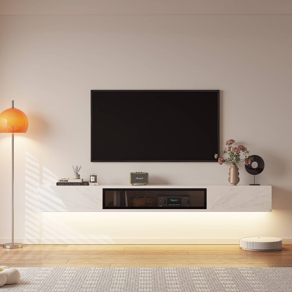white modern floating tv stands high gloss with storage floating wall mount tv stand