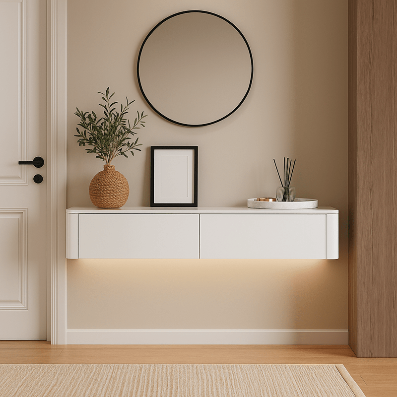 custom-hallway-floating-storage-console