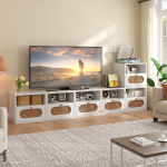 Multi-purpose rattan storage cabinet with ventilation-friendly rattan panels