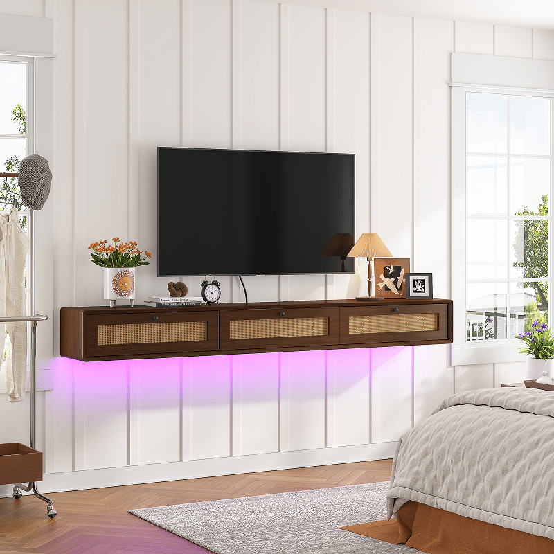 rattan tv stand