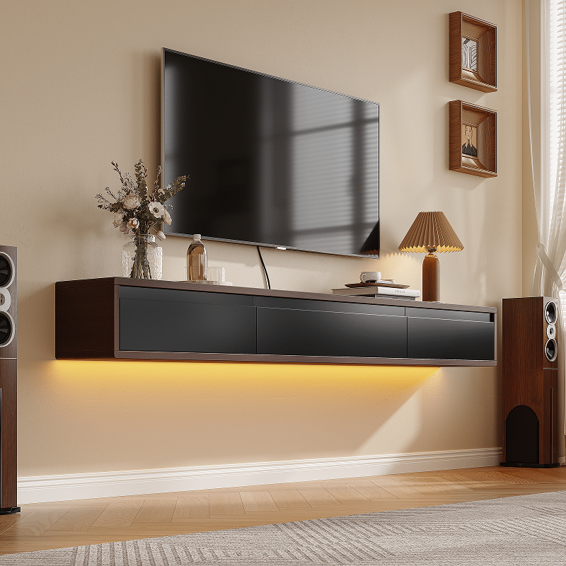 matte tv stand media console
