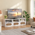 Sustainable solid wood cabinet with breathable storage