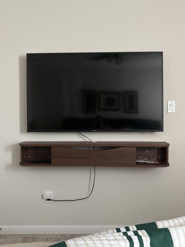 Aeris Floating TV Stand photo review