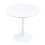Contemporary white table design for dining or lounge areas