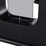 Modern black dining table with strong MDF construction and elegant look