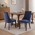 blue dining chair