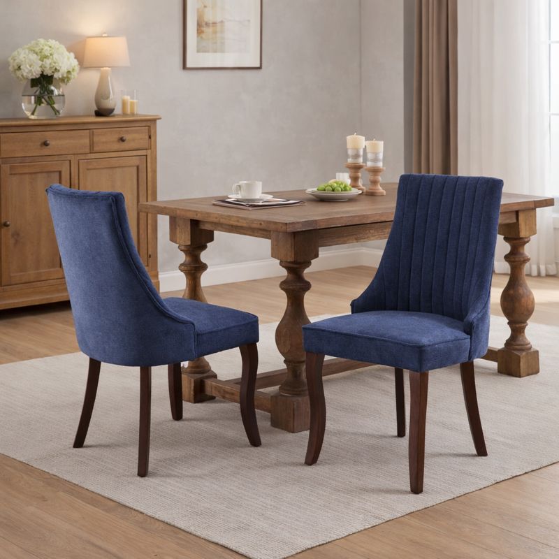 blue dining chair