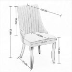 dining chair size