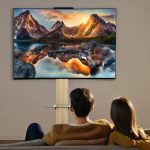 No more drilling walls; enjoy flexible viewing angles with this freestanding and mobile mobile TV stand.