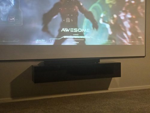A38 black tv stand review